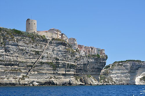Bonifacio cliffs & upper town